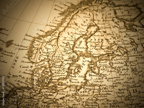 Wallpaper Mural 古地図　北欧 Torontodigital.ca