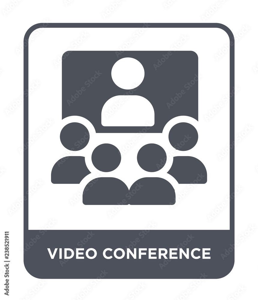 video conference icon vector video conference icon vector