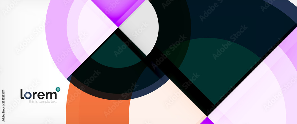 Multicolored round shapes abstract background Multicolored round shapes abstract background