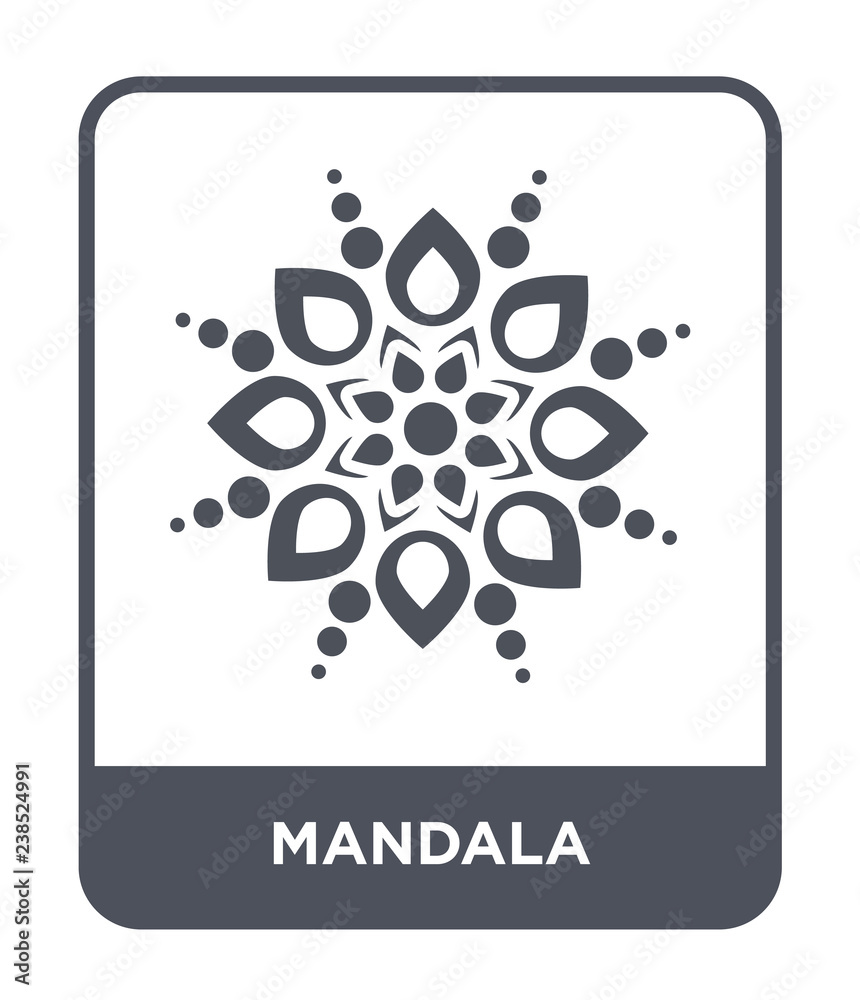 Fototapeta premium mandala icon vector