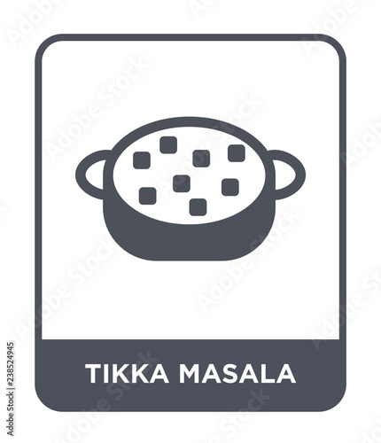tikka masala icon vector