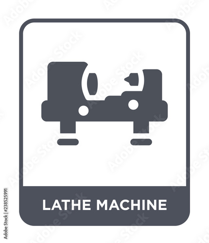 lathe machine icon vector