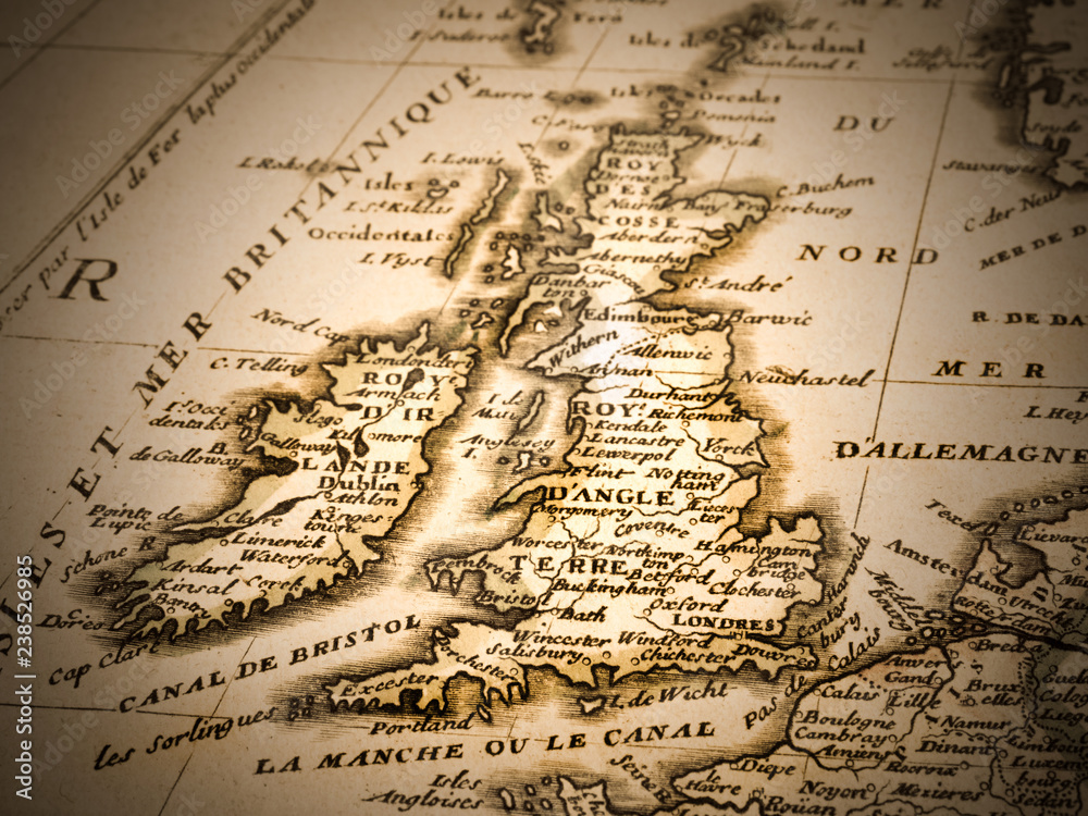 古地図 イギリス Stock 写真 Adobe Stock