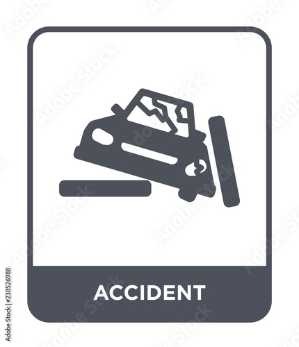 accident icon vector