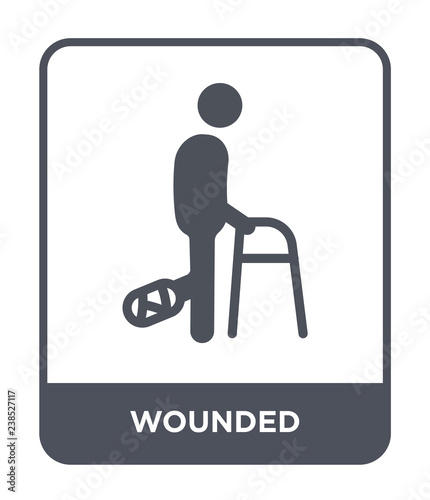 wounded icon vector