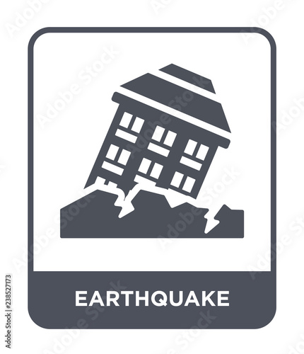 earthquake icon vector