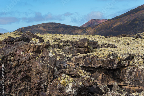 Canary islands lanzarote volcano lava outdoor nature day © Dirk