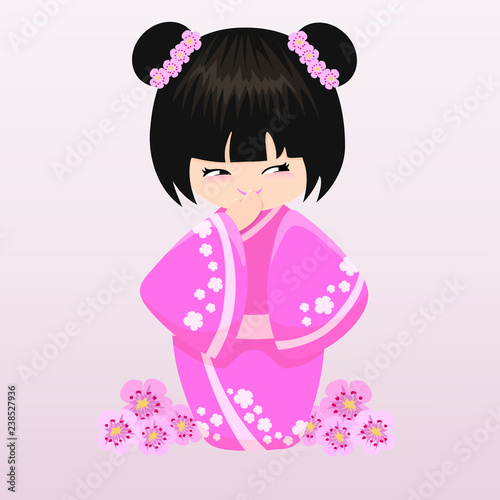 Happy kokeshi