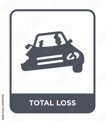 total loss icon vector