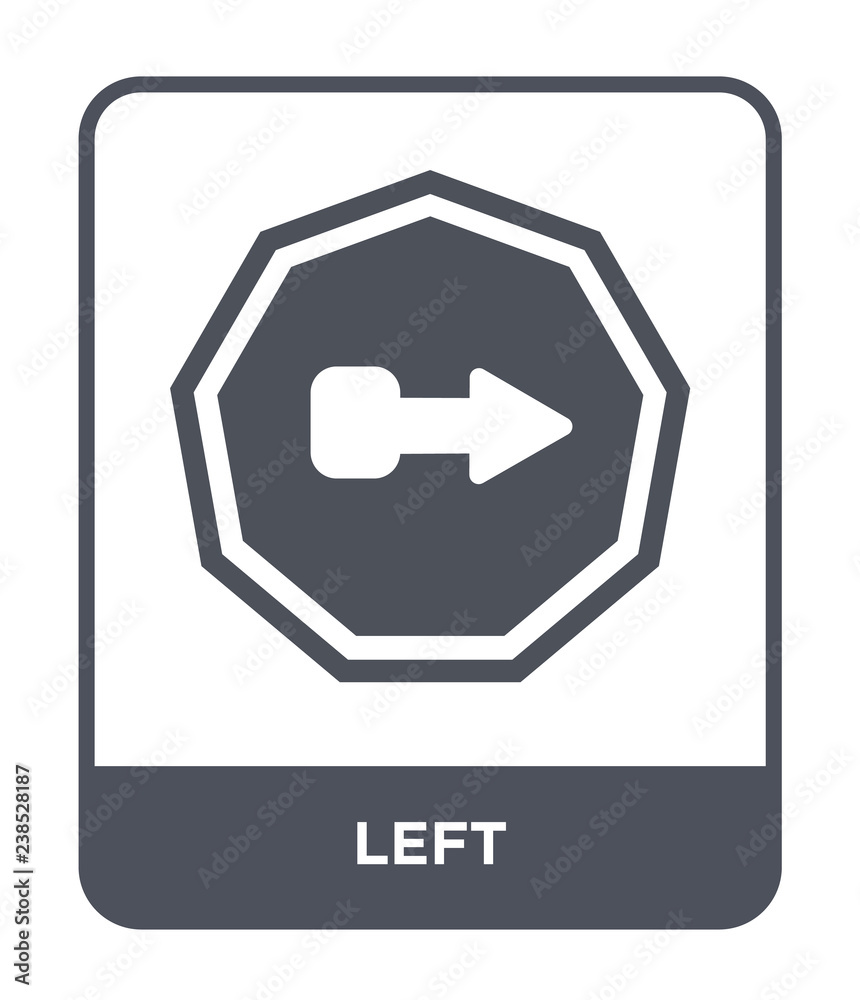 left icon vector left icon vector