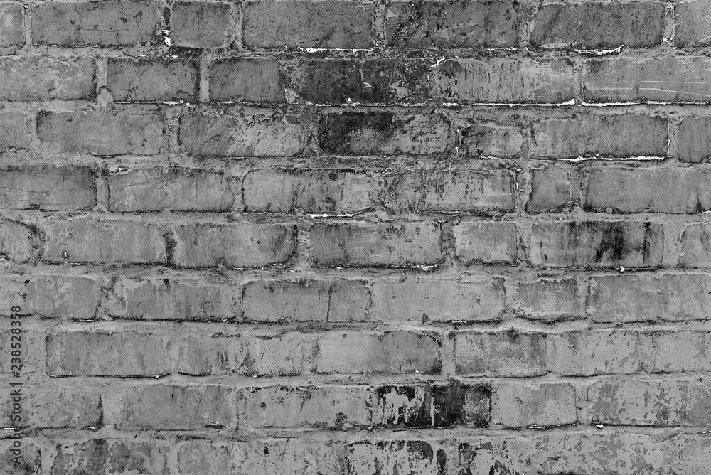 Texture, brick, wall, it can be used as a background . Brick texture with scratches and cracks Texture, brick, wall, it can be used as a background . Brick texture with scratches and cracks