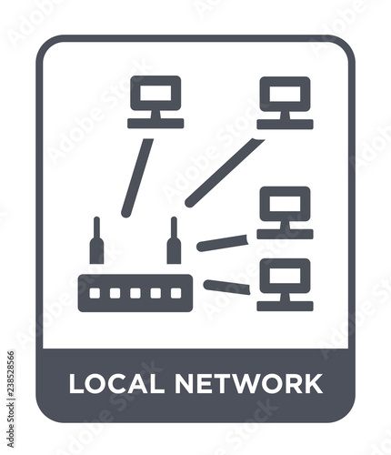 local network icon vector