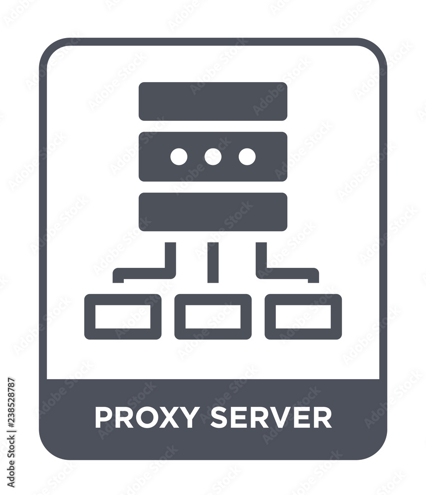 proxy server icon vector Stock Vector | Adobe Stock