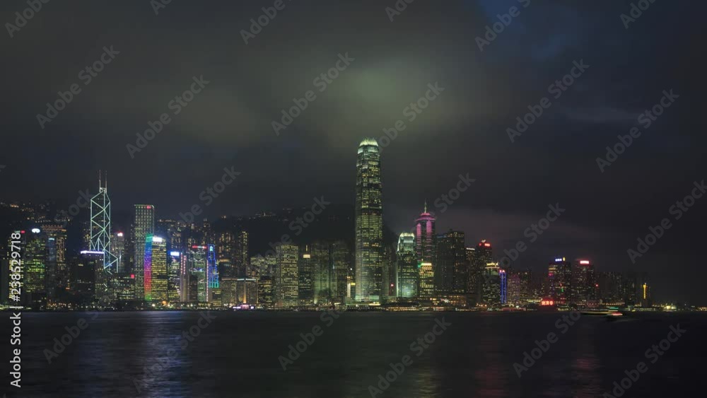 Dusk timelapse Hong Kong Island Dusk timelapse Hong Kong Island