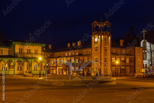 Wallpaper Mural Iwonicz Zdroj during the night. This is very popular place in Poland if you want to rest. Torontodigital.ca