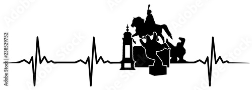 Hannover heartbeat #isoliert #vektor - Herzschlag