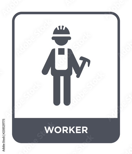 worker icon vector
