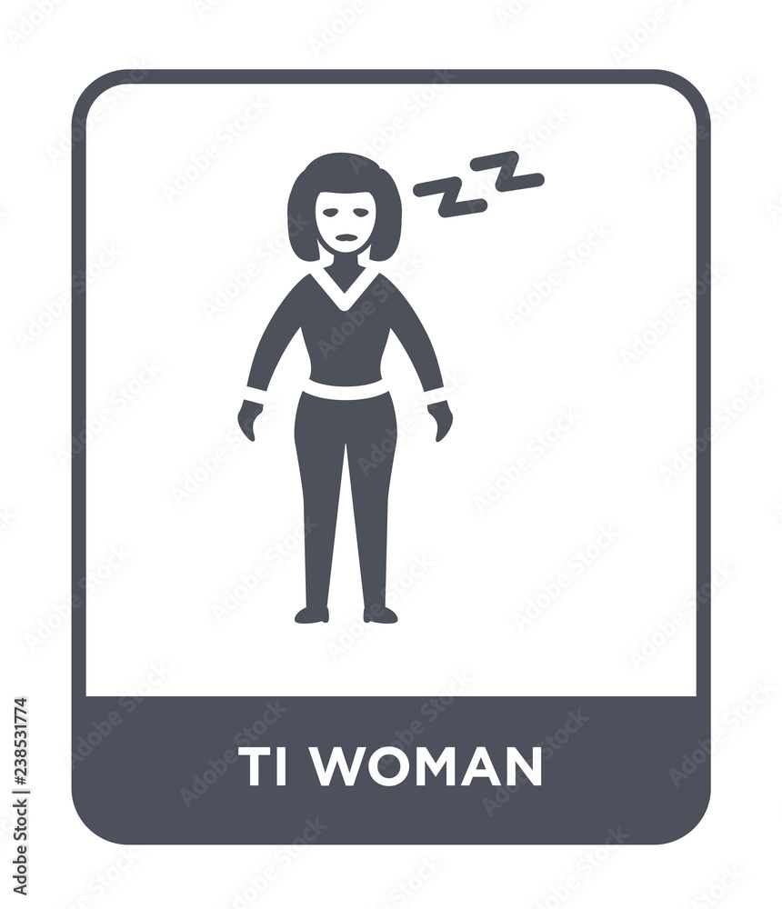 ti woman icon vector ti woman icon vector