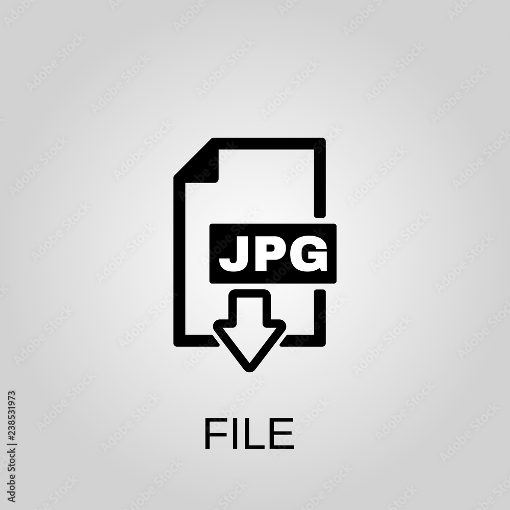 Jpg file icon. Jpg file concept symbol design. Stock - Vector illustration can be used for web. Jpg file icon. Jpg file concept symbol design. Stock - Vector illustration can be used for web.