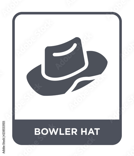 bowler hat icon vector