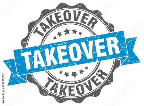 takeover stamp. sign. seal