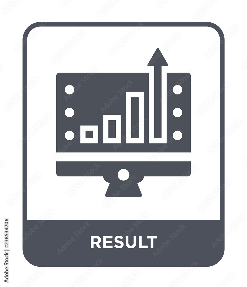 result icon vector