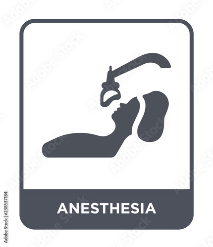 anesthesia icon vector