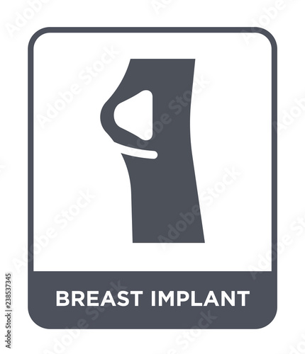 breast implant icon vector