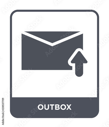 outbox icon vector