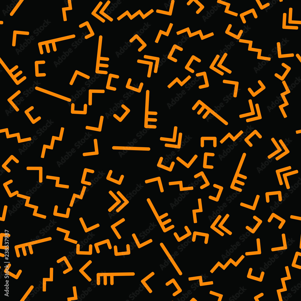 Seamless vector EPS 10 pattern.   Abstract geometric pattern. Multicolor Figures