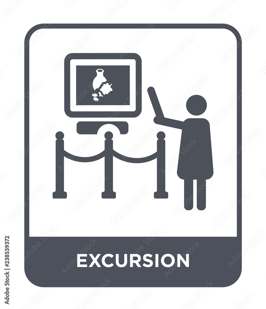 excursion icon vector excursion icon vector