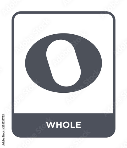 whole icon vector
