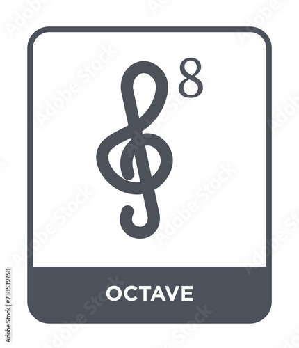 octave icon vector