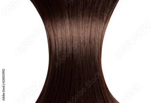 Closeup on luxurious glossy hair