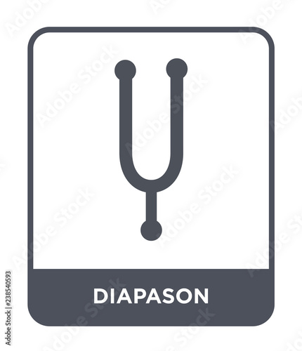 diapason icon vector
