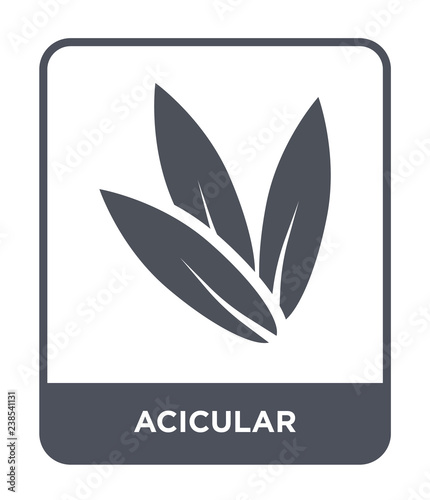 acicular icon vector