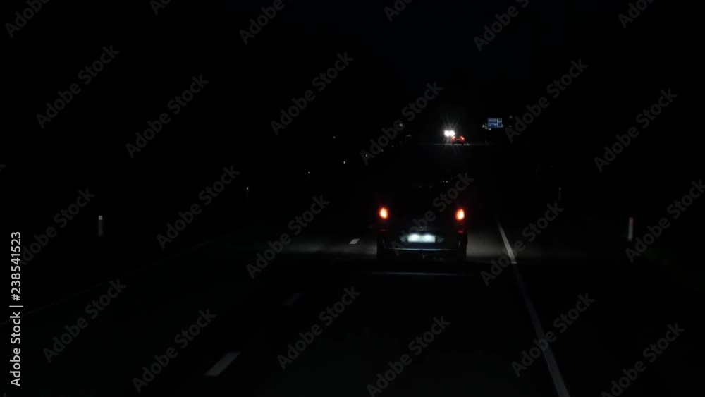 night traffic on the road night traffic on the road
