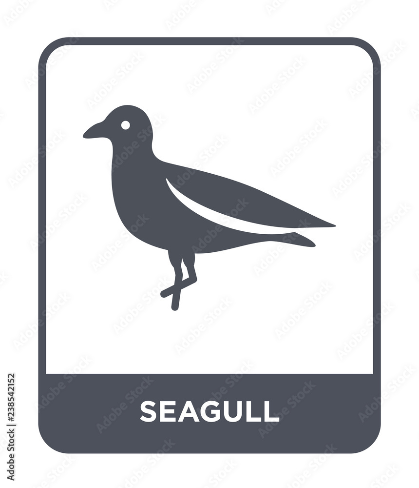 Fototapeta premium seagull icon vector