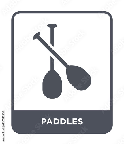 paddles icon vector