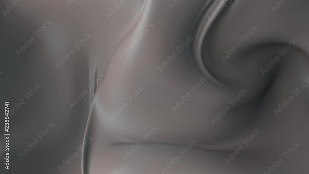 3d render abstract background with elegant deformed cloth piece. Smooth ...