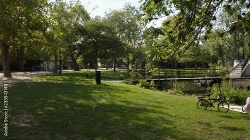 The Vondelpark is the most popular park in Amsterdam, The Netherlands. The Vondelpark is on the list of monuments. photo