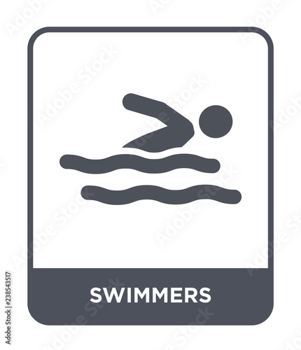 swimmers icon vector