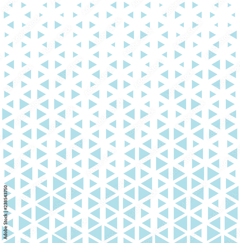 triangle halftone pattern, seamless geometric gradient border triangle halftone pattern, seamless geometric gradient border