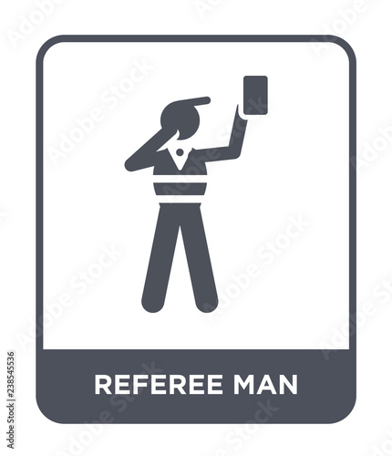 referee man icon vector