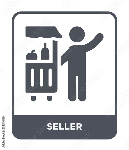 seller icon vector