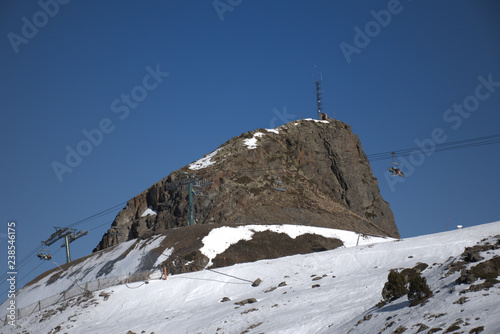 Remontes en la estación de esqui de Ordino-Arcalís en Andorra.