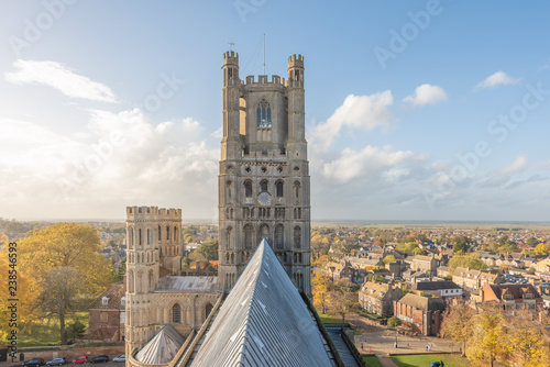 Roof structure of Ely Cathedral in Cambridgeshire, England. photo