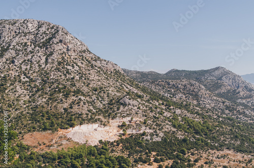 A view of a beautiful mountain, Antalya, Turkey photo