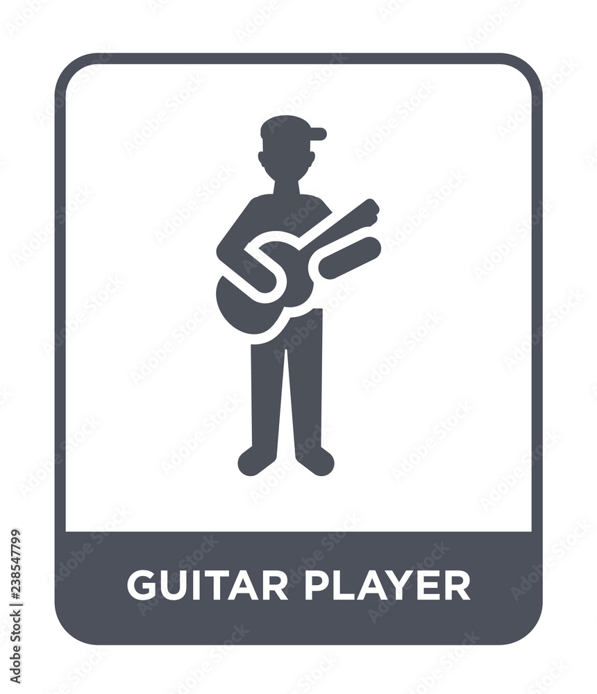 guitar player icon vector guitar player icon vector