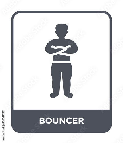 bouncer icon vector